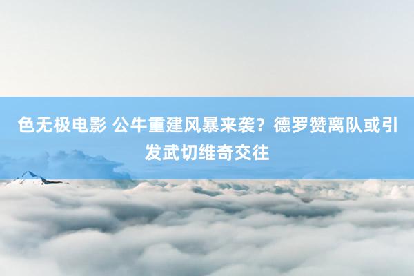 色无极电影 公牛重建风暴来袭？德罗赞离队或引发武切维奇交往