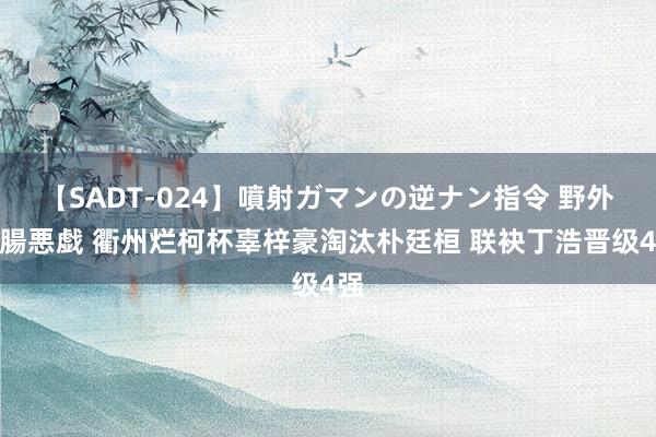 【SADT-024】噴射ガマンの逆ナン指令 野外浣腸悪戯 衢州烂柯杯辜梓豪淘汰朴廷桓 联袂丁浩晋级4强
