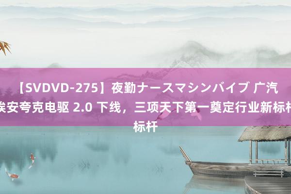 【SVDVD-275】夜勤ナースマシンバイブ 广汽埃安夸克电驱 2.0 下线，三项天下第一奠定行业新标杆